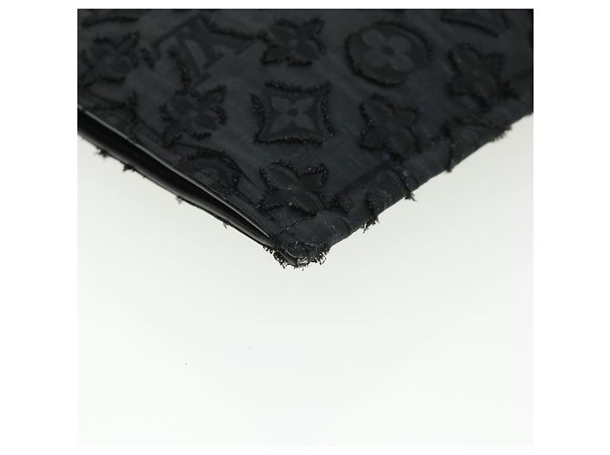 LOUIS VUITTON Monogram Jaguar pochette zip piatta Pochette Nera M40836 BS3736 Nero - vista 16