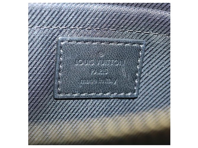 LOUIS VUITTON Monogram Jaguar pochette zip piatta Pochette Nera M40836 BS3736 Nero - vista 17