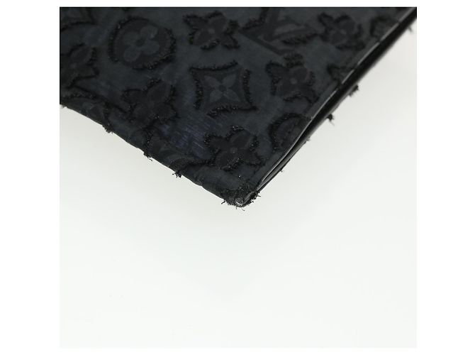 LOUIS VUITTON Monogram Jaguar pochette zip piatta Pochette Nera M40836 BS3736 Nero - vista 7