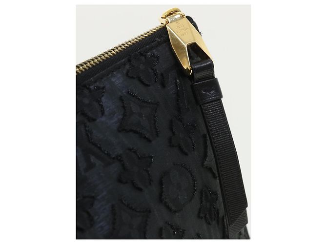 LOUIS VUITTON Monogram Jaguar pochette zip piatta Pochette Nera M40836 BS3736 Nero - vista 8