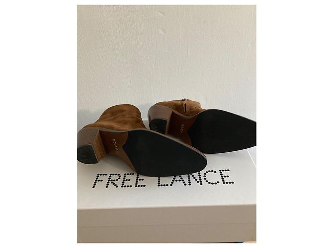 Free Lance Jane Stiefeletten Cognac Hirschleder 37 - Ansicht 2