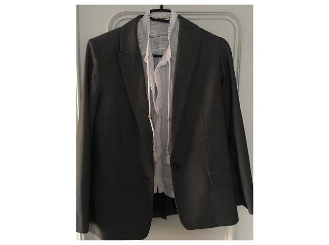 Zadig & Voltaire Grey Polyester Blazer - view 2