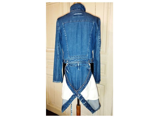 Jean Paul Gaultier GAULTIER TRENCH JACKE KLEID UND ROCK 4 IM 1 CABRIO-SAMMLER TM ODER 40/42 - Ansicht 12
