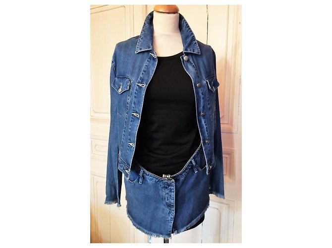 Jean Paul Gaultier GAULTIER TRENCH JACKE KLEID UND ROCK 4 IM 1 CABRIO-SAMMLER TM ODER 40/42 - Ansicht 3