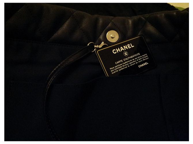 Chanel Cambon Handtas aus gestepptem Lammleder Mehrfarben - Ansicht 10