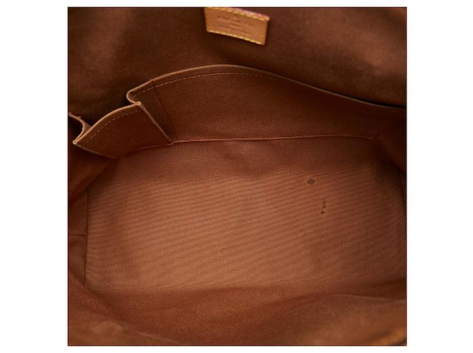 Louis Vuitton Brown Monogram Lockit Horizontal Castaño - vista 5