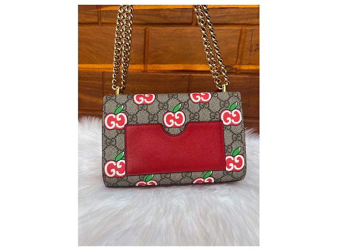 Borsa a mano Gucci in pelle marrone - vista 14