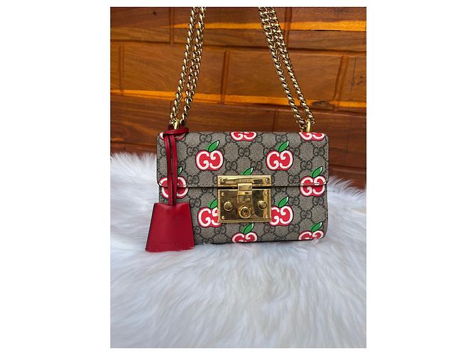 Borsa a mano Gucci in pelle marrone - vista 2