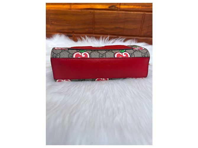 Borsa a mano Gucci in pelle marrone - vista 6