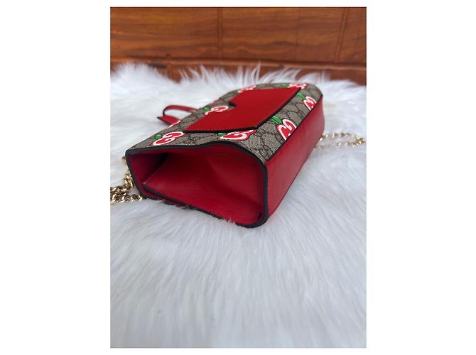 Borsa a mano Gucci in pelle marrone - vista 7