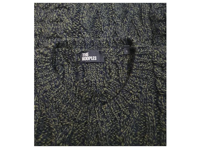 The Kooples Wollpullover Rundhals blau grün - Ansicht 3