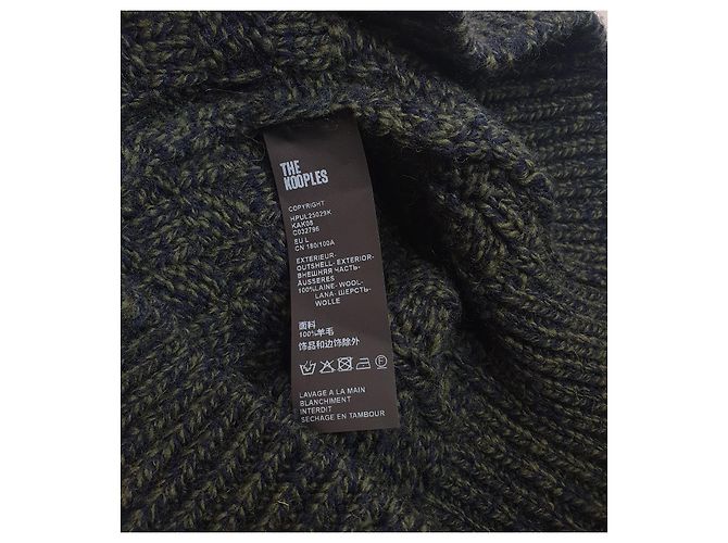 The Kooples Wollpullover Rundhals blau grün - Ansicht 4