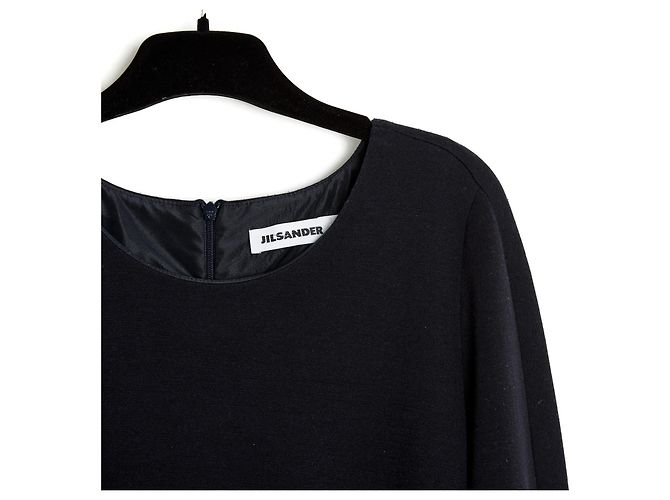 Jil Sander JERSEY MINIMAL NAVY NIGHT EN40 Azul marino - vista 3
