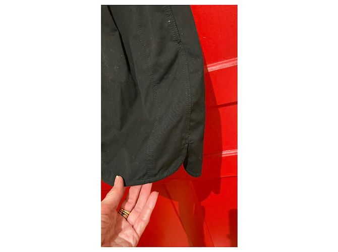 Falda Isabel Marant de algodón negra Negro - vista 2