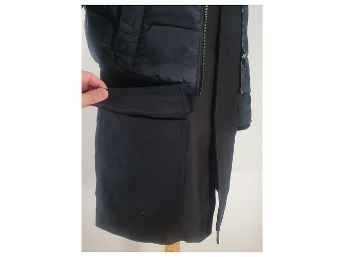 Neil Barrett Chaqueta Abrigo Negra Negro - vista 4