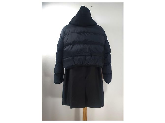 Neil Barrett Chaqueta Abrigo Negra Negro - vista 5