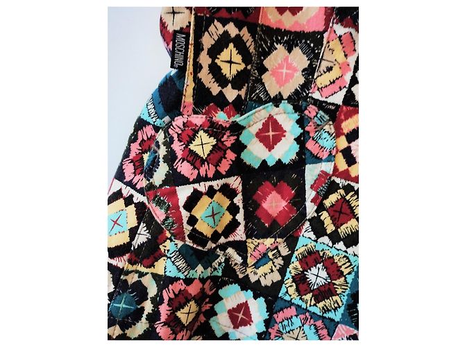MOSCHINO GIACCA DONNA PATCHWORK S 38/40 Multicolore - vista 11
