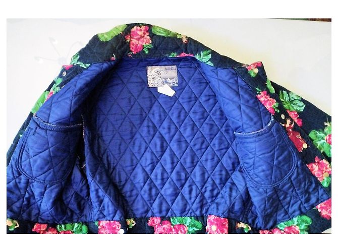 KENZO COLLECTOR COUTURE JACKET DANCERS VELVET BALLERINA TM ODER T 38 Dunkelblau - Ansicht 4