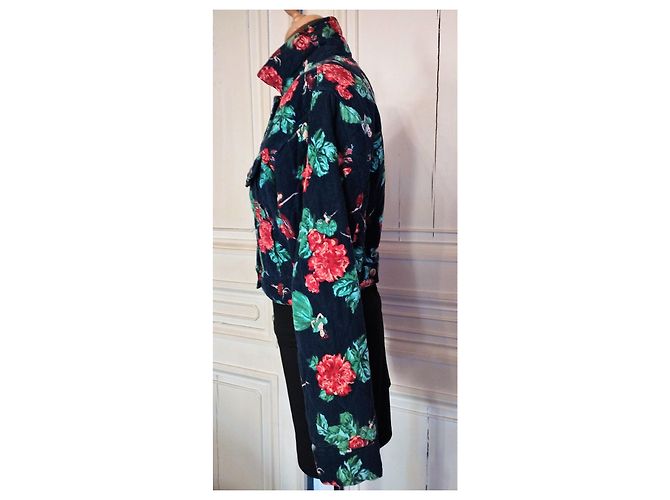 KENZO COLLECTOR COUTURE JACKET DANCERS VELVET BALLERINA TM ODER T 38 Dunkelblau - Ansicht 9