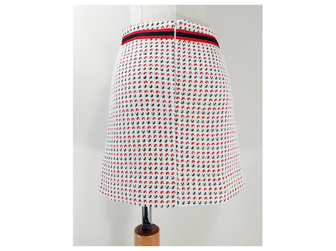 Falda midi de tweed Maje Multicolor - vista 4