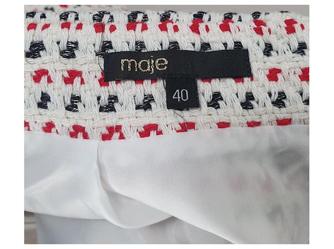 Falda midi de tweed Maje Multicolor - vista 5