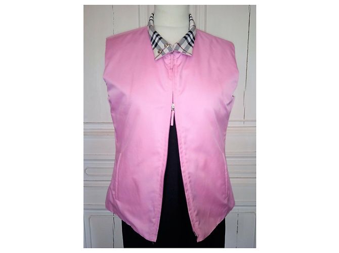 BURBERRY GIACCA ZIP foderata LIGHT TRENDY T 38/42 Rosa - vista 10