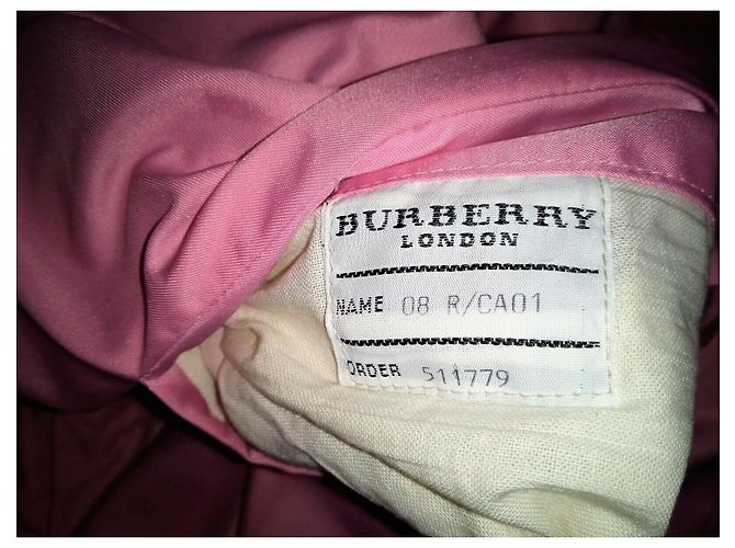 BURBERRY GIACCA ZIP foderata LIGHT TRENDY T 38/42 Rosa - vista 4