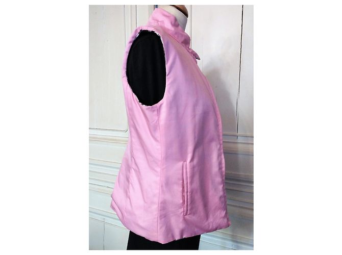 BURBERRY GIACCA ZIP foderata LIGHT TRENDY T 38/42 Rosa - vista 6