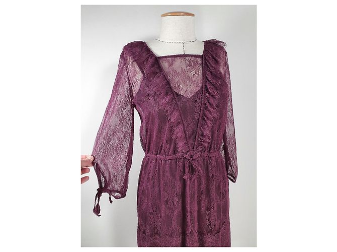 Abito in pizzo Day Birger & Mikkelsen Viola Scuro - vista 2