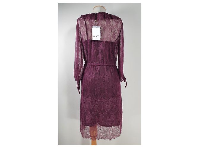 Abito in pizzo Day Birger & Mikkelsen Viola Scuro - vista 4