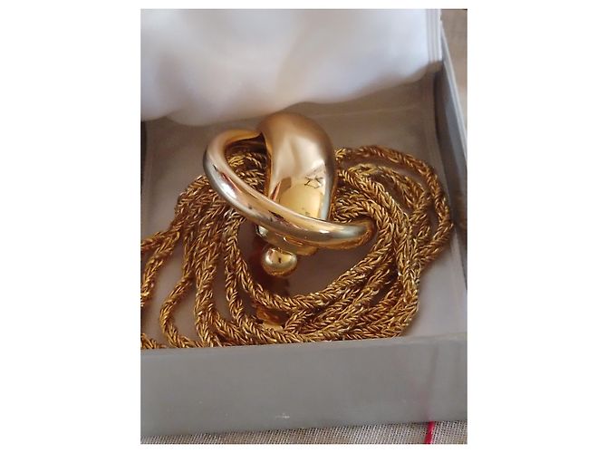 Cintura Dior in metallo dorato D'oro - vista 15