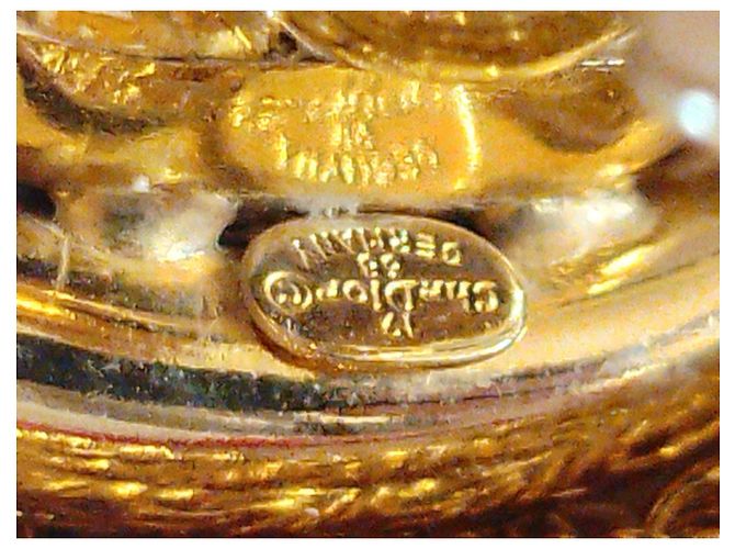 Cintura Dior in metallo dorato D'oro - vista 6