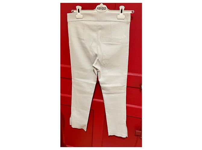 Pantalones Isabel Marant de piel elástica gris - vista 2