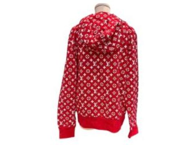 Moletom Louis Vuitton x Supreme Monogram Vermelho - vista 2
