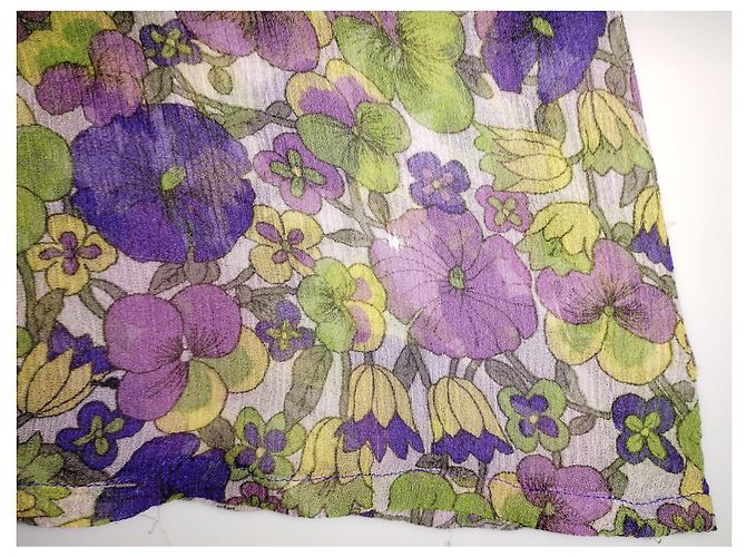 Antik Batik BLUSA BATIK ANTIK VOILE IMPERO DI SETA ALLACCIATA PLUM TS Porpora - vista 6