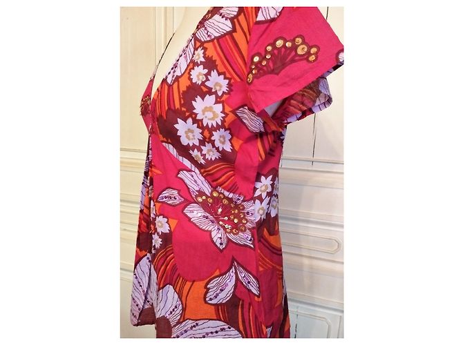 BLUSA ESTIVA ANTIK BATIK CON NAPPINE TL O T38/40 Multicolore - vista 10