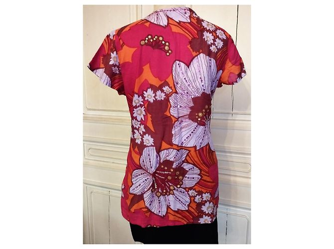 BLUSA ESTIVA ANTIK BATIK CON NAPPINE TL O T38/40 Multicolore - vista 2