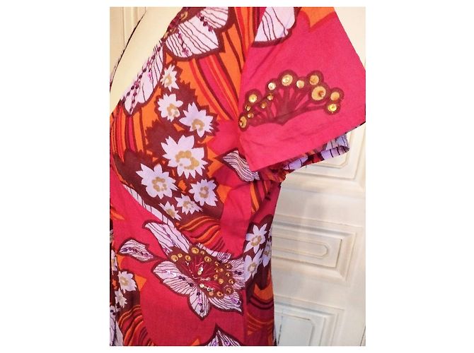 BLUSA ESTIVA ANTIK BATIK CON NAPPINE TL O T38/40 Multicolore - vista 6