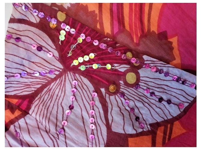 BLUSA ESTIVA ANTIK BATIK CON NAPPINE TL O T38/40 Multicolore - vista 8