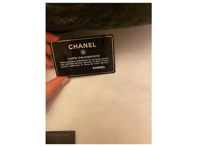 Borsa Chanel in vernice nera Nero - vista 13