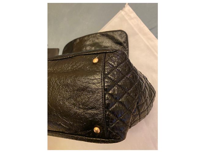 Borsa Chanel in vernice nera Nero - vista 5