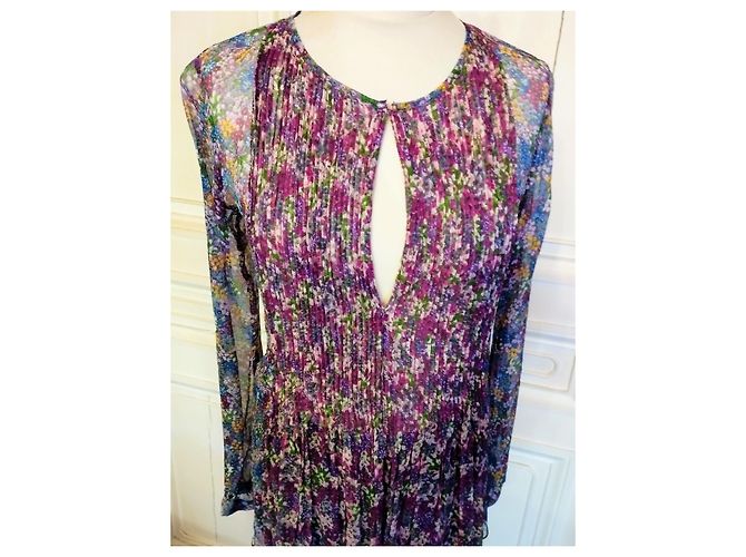ANTIK BATIK TUNICA OLENE IN SETA BLUSA LIBERTY PLASTRO PLEASE T 38 - vista 10
