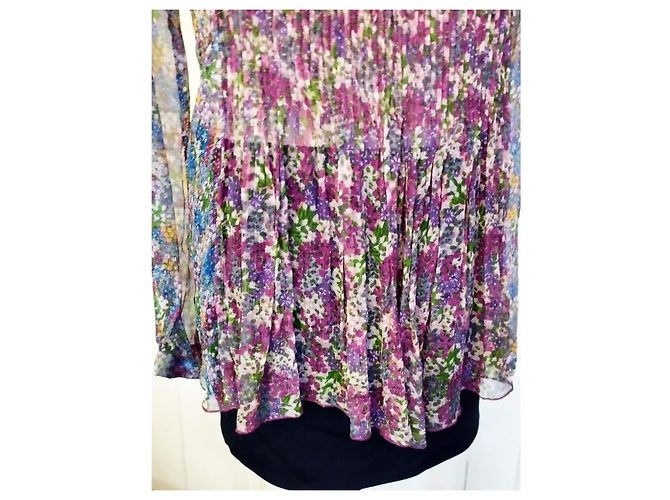 ANTIK BATIK TUNICA OLENE IN SETA BLUSA LIBERTY PLASTRO PLEASE T 38 - vista 6