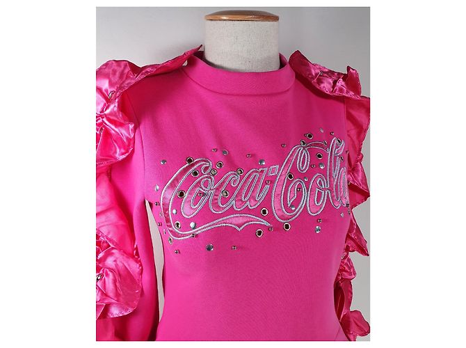 Moletom rosa Pinko x Coca Cola de algodão - vista 2