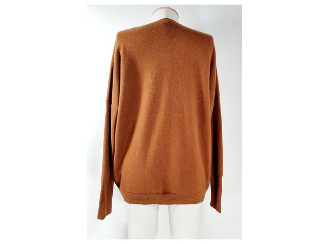 Jersey J.Crew Marrón de Cachemira Castaño - vista 4