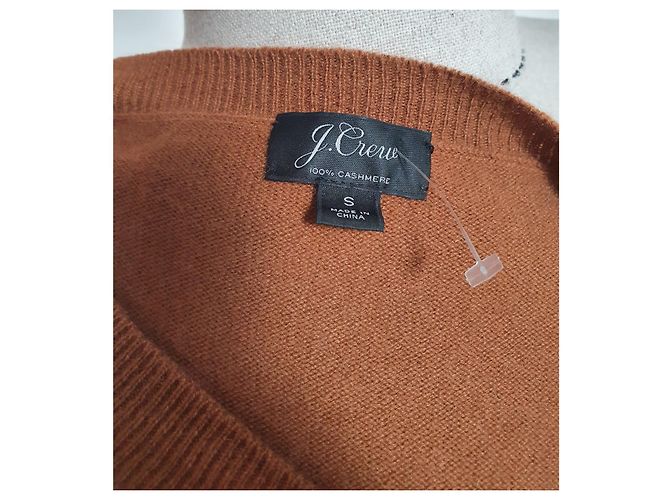 Jersey J.Crew Marrón de Cachemira Castaño - vista 5