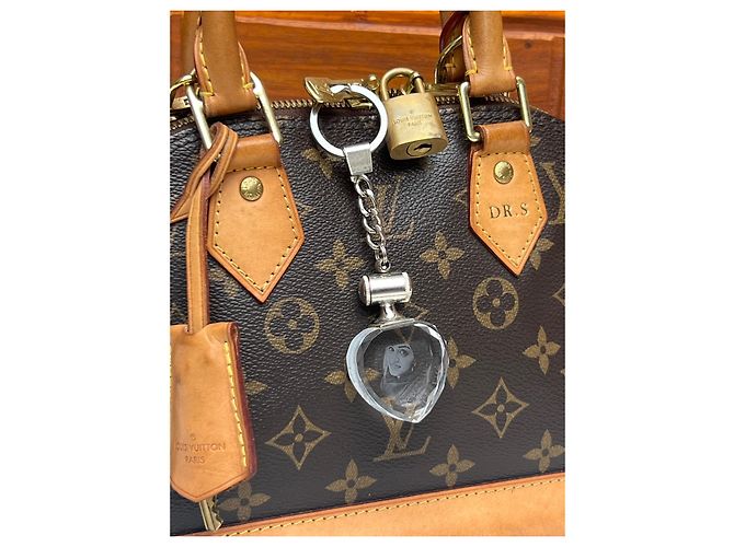 Borsa a mano Louis Vuitton Alma Marrone in cotone - vista 3