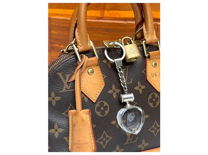 Borsa a mano Louis Vuitton Alma Marrone in cotone - vista 6