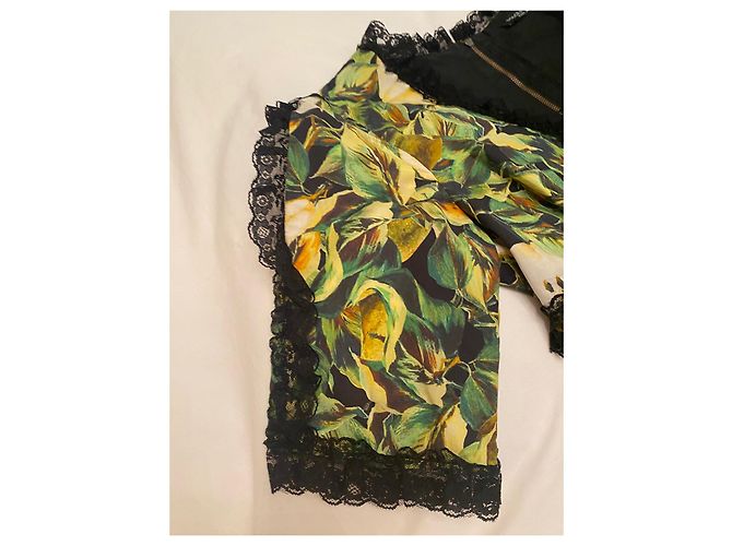 Dolce & Gabbana Abito Dolce&Gabbana, Media lunghezza Multicolore Senape - vista 3