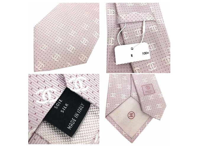Corbatas Chanel Rosa - vista 2